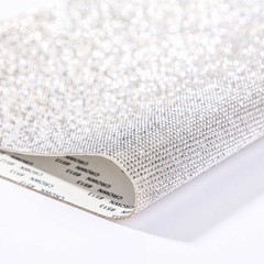 DIY White Glitter Crystal Rhinestone Sticker Sheet Self Adhesive Decal Decor Red