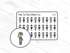 1114-3~~ Airforce Military WF Planner Stickers.