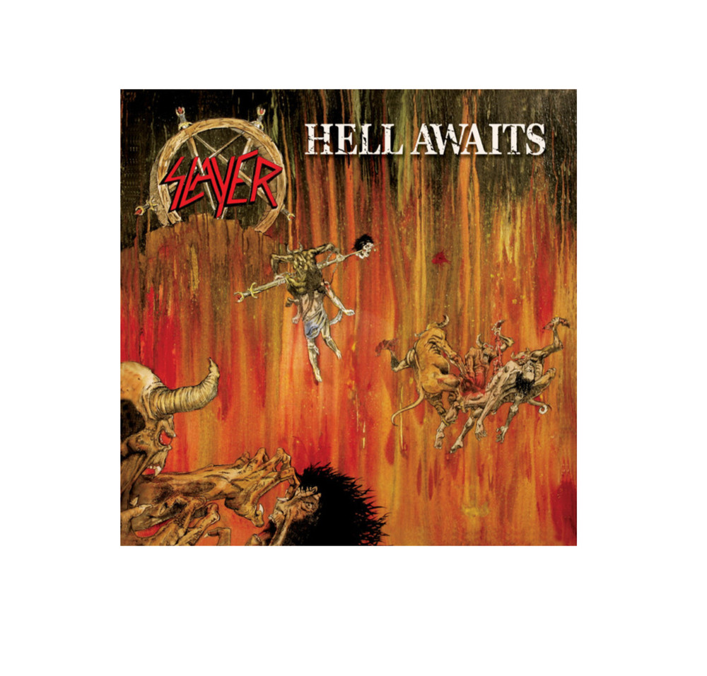 Slayer Hell Awaits Album Cover Sticker Decal