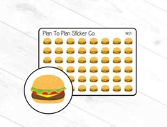 1451~~Hamburger Planner Stickers.