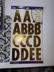 Scrapbook Papers & Alphabet Sticker Lot – Sticko Letters Craft Supplies