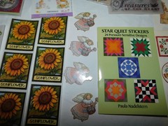 LARGE LOT VTG STICKERS 90s SOME SEALED FLORAL COUNTRY BEARS SUSAN WINGET ART 3D
