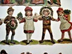 Sweet Vintage Die Cut Scraps w/ 1800’s Men, Women, Boys & Girls *