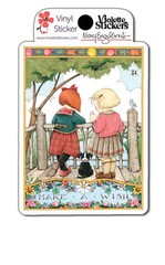 Mary Engelbreit Vinyl Sticker Mary’s Make a Wish Approx Size 2 X 4