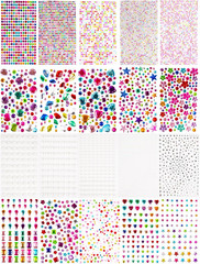 7560Pcs Gem Stickers – 20 Sheets Self-Adhesive Rhinestone Acrylic Bling Jewels f