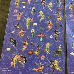 2 Sheets New Disney Fairies Tinkerbell Stickers