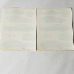 1980’s Vintage Corvette Speedway Collector Sticker Sheet 80s Car Cars