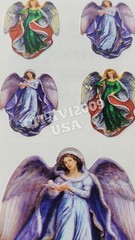 PAPER HOUSE STICKERS * ANGELS * RELIGIOUS * StickyPix 1 SHEET VINTAGE RARE Ver#3