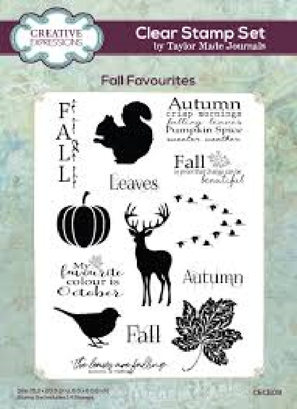 Creative Expressions – ACRYLIC STAMPS – FALLING LEAVES