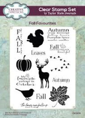 Creative Expressions – ACRYLIC STAMPS – FALLING LEAVES