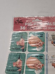 Artis Paper Magic Group Pig Pen Pals Pig Stickers 6 Sheets (2 Bonus Sheets) New