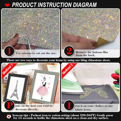 DIY Bling Rhinestone Stickers for Car & Crafts – 81000 Self-Adhesive Gems