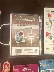 Disney Little Mermaid Ariel Activity And Stationary Gift NEW Stickers Journal