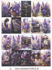 LAVENDER PURPLE #2 – COMPLETE SHEET OF 20 STICKERS