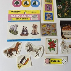 Vintage + Stickers Set Sandylion Kodak ET Animals Cabbage Patch Nursery Rhymes +