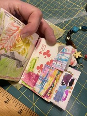 Unique Handmade Ephemera, Scrapbook,Junk Journal,tag,embellishment Mixed Media