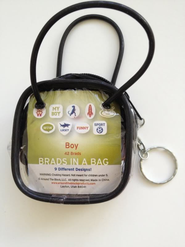 ATB Brads in a Bag Boy Embellishments 42 pc NEW