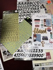 HUGE Lot of Words, Phrases Flowers Baby Safari Craft Stickers