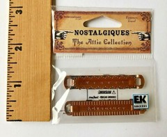 EKSuccess Nostalgiques Attic Collection Rebecca Sower Vintage Fasteners (2) New