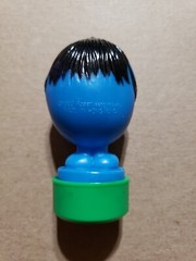 Vintage Mr Men Little Miss Stamper Ink Rubber Stamp Little Miss Shy
