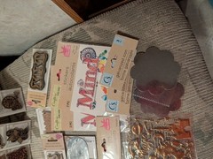 Huge Scrapbook Embellishment Lot Stickers Craft Supplies New