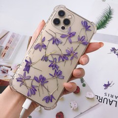 12PCS Real Pressed Dried Flower, purple Flower for art craft supply FHT10