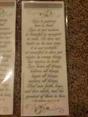 6 sheets Bellisimo Rub Ons acid free Wedding Love 1 Corinthians 13: 4-7,13