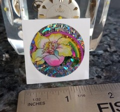 Vintage Stickers Fairy Flower Rainbow Prism Sticker VTG 90s Twin Seven
