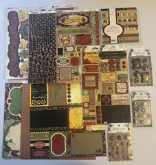 Lot of BO BUNNY «Serenade» Scrapbooking, Junk Journal Friends/Love Theme