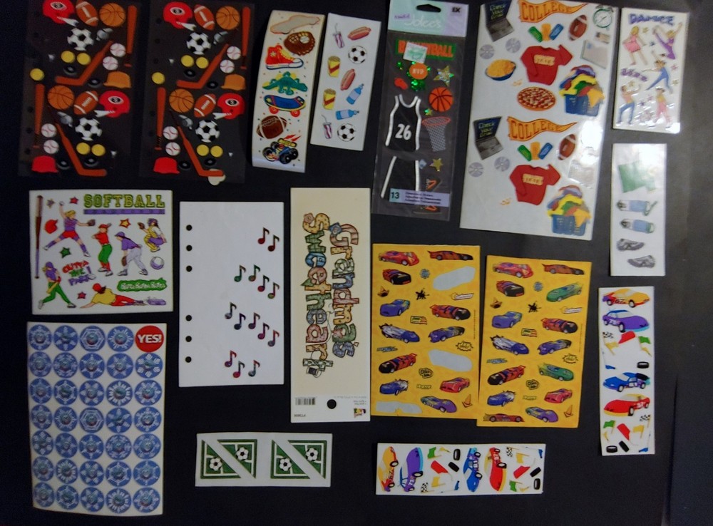Vintage – Stickers – Variety – some missing as shown – comes as a set as shown