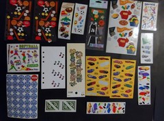 Vintage – Stickers – Variety – some missing as shown – comes as a set as shown