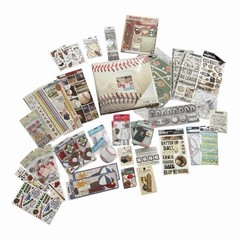 HUGE Baseball Scrapbook & Sticker Lot Mixed Brands Paper Embellishments Crafts