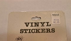 BJ Specialties Paper Airplanes Rainbow Rocket Vintage 80s Sticker Sheet 4.5″x6″