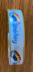 Vintage Stickers Sticker Tape – Rainbow – «Shelley» – Never Used