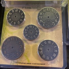 Tim Holtz Idea-ology Embellishments Lot Of Keys, Clocks, Gears Metal
