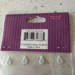 Colorbok Metal Drops Adhesive Gem Stone Plastic Scrapbooking 34688