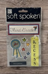 Me & My Big Ideas Soft Spoken Embellishments Third Grade A+ Ribbon Recess NEW