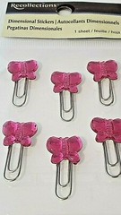 BUTTERFLY Rhinestone Clip Embellishments by Recollections – 6 pcs