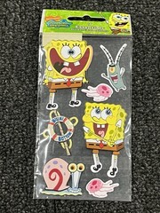 New! Spongebob Squarepants Plankton Jellyfish Gary Scrapbook Stickers