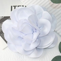 Big Flower Dainty Satin Fabric Rose Flower Brooches Large Rose Flowers Satin …