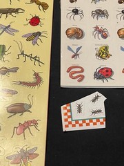 New Vintage 80’s 90’s Insect Stickers Lot 10 Sheets Ants Bugs Spiders Ladybug ++