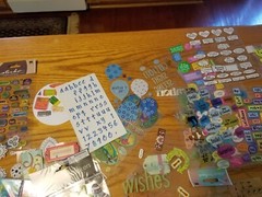 Large Lot of Assorted Scrapbook Stickers Accessories and More