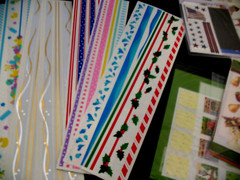 Lot Soft Linen, Croptoberfest Photo mounting paper mats, Mrs.Grossman GrLengths