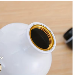6pcs 600ml Aluminium Water Bottle White Blank Sport Bottle Sublimation Transfer