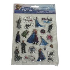 Disney Frozen Olaf Elsa Kristoff Anna 20 Metallic Stickers Lot of 20 Packages
