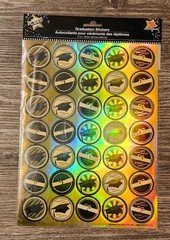 Hologram Graduation Theme Stickers Sheet of 35
