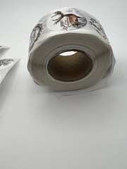 25mm Christmas Decorative Stickers 8 Different Designs 500/Roll