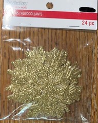 Recollections Snowflakes Snow Flakes Value Pack 24Pc CHRISTMAS Glitter Stickers