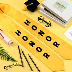 Valedictorian Stole Graduation Salutatorian Honor Sash 65″ Long Unisex Adults Sa