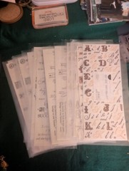 Creative Memories TITLES Stickers Delight ABC Jewel Black & White Fabulous
